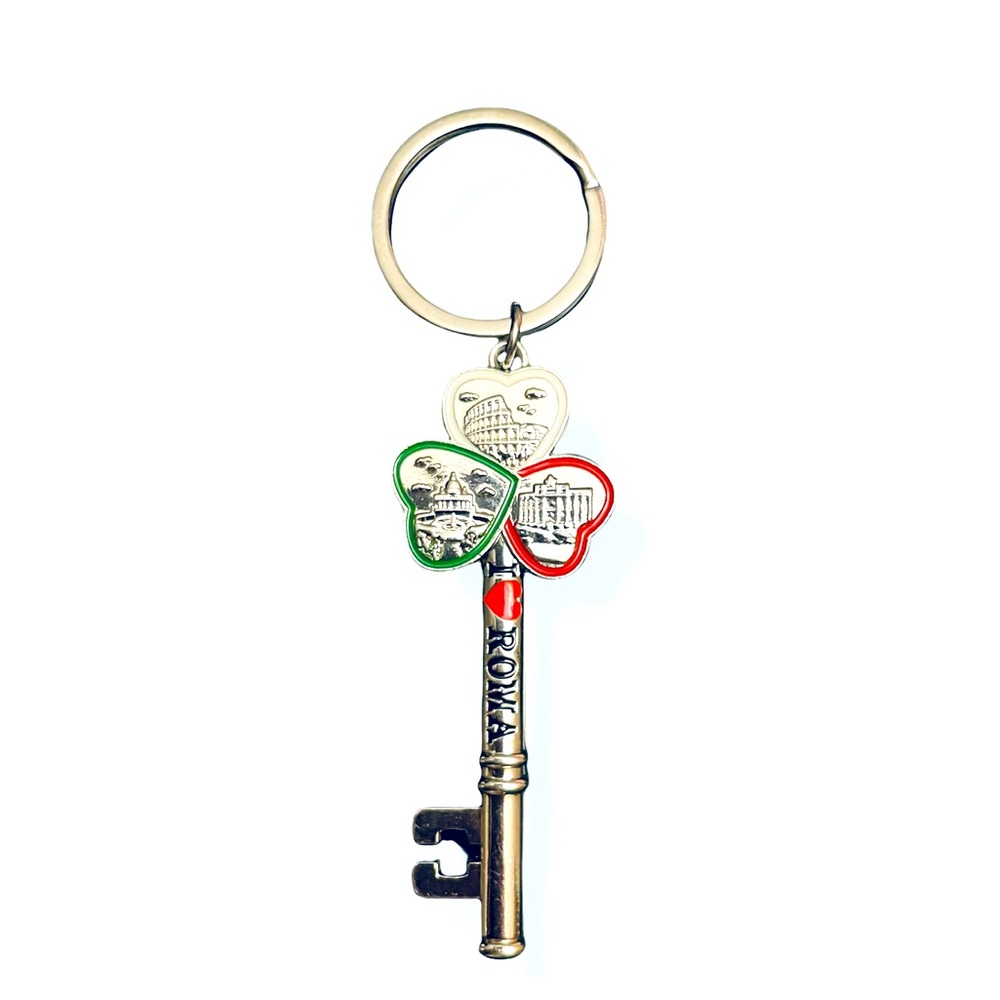 Italy Souvenir Metal Keychain NWOT
